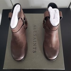 All Saints  Ankle Boots Leather Brown